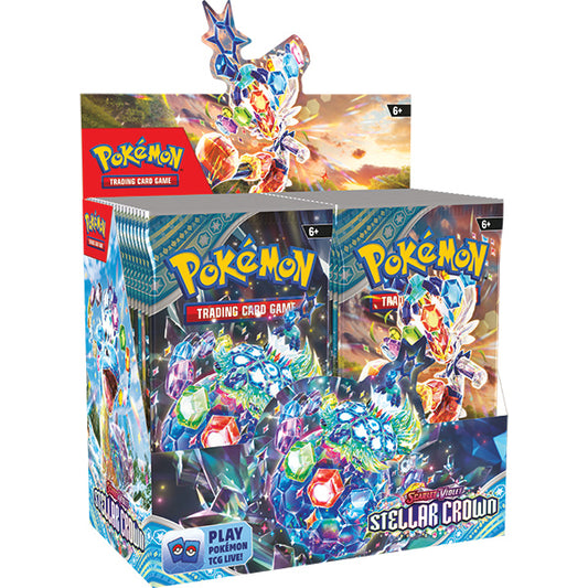 Pokemon TCG: Scarlet & Violet 07 Stellar Crown- Booster Display